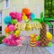 Tropical Balloon Garland Arch Kit, 139pcs with Flamingo Letter Coconut Tree Pineapple Letter Mylar Balloons